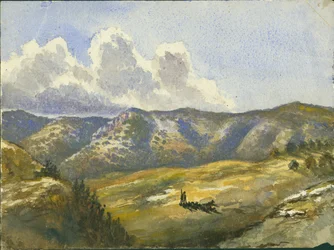 Mount Carmel, 1872 (wc és ceruza papíron)